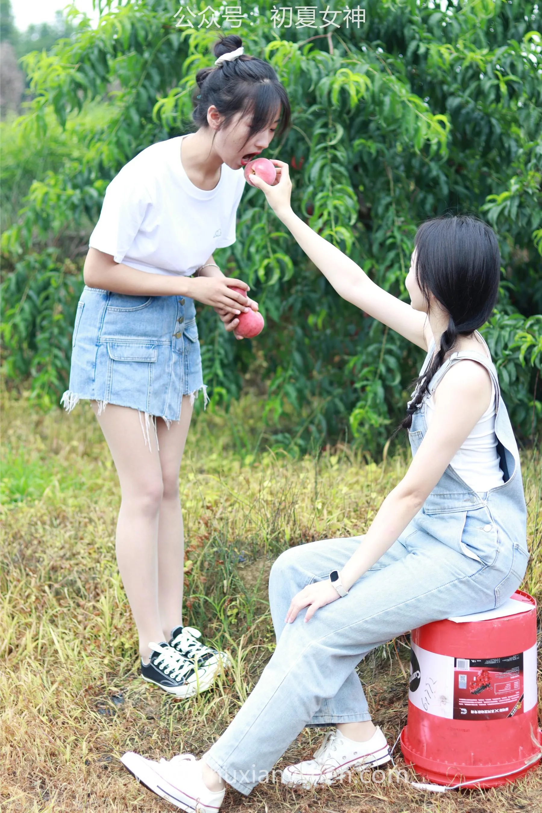 初夏女神 NO.055 双双点点 桃园姐妹 [172P]插图9